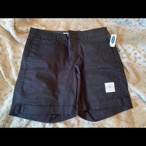Black old navy shorts size 6